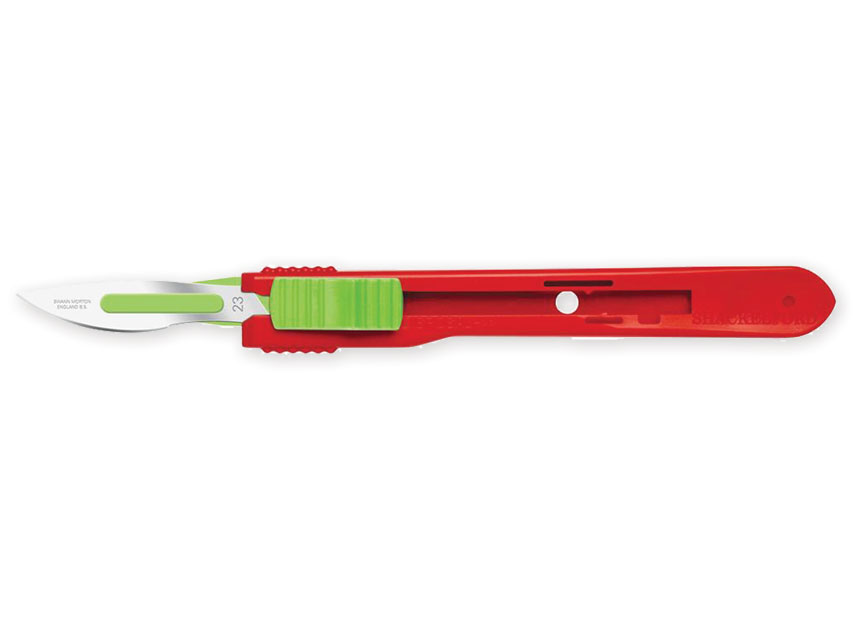 SWANN-MORTON BISTURI RETRACTIBILE CU LAMA S/S N. 23 - steril