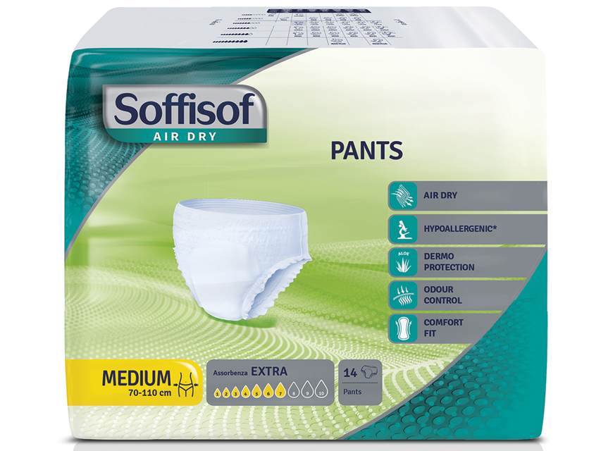 PANTALONI SOFFISOF/PULLUP - incontinență moderată - medie