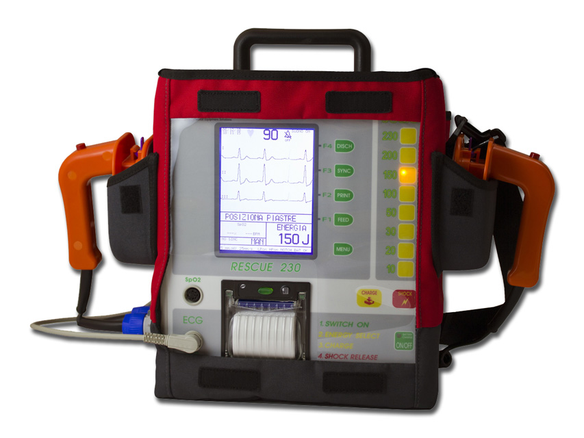 RESCUE 230 bifazic defibrilator cu imprimanta