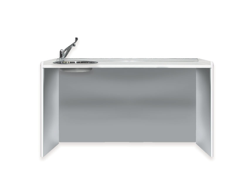 BLAT DE LUCRU 156 cm - lavoar stanga