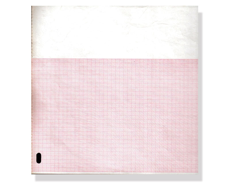 Hârtie termică ECG 210x300mm x200s pachet - grilă portocalie
