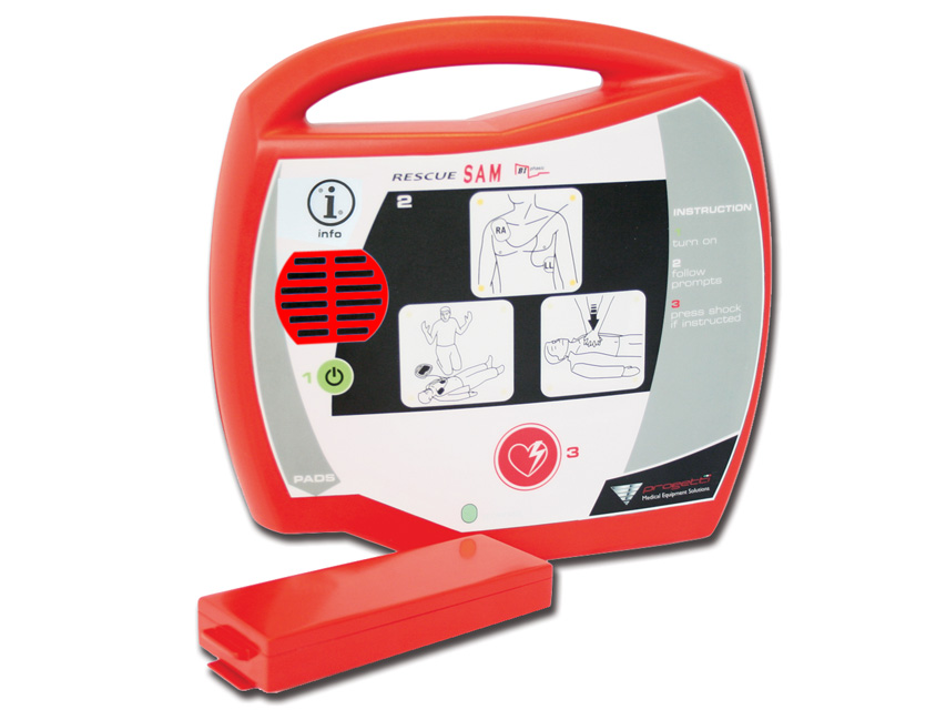 DEFIBRILATOR RESCUE SAM AED - spaniolă