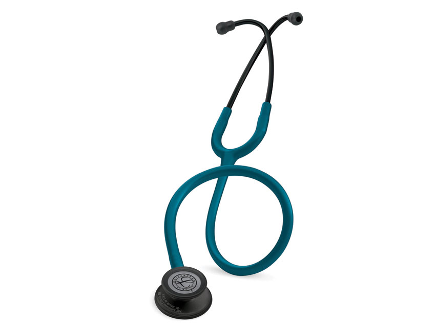 STETOSCOP LITTMANN  CLASSIC III - 5869 - caraibe  albastru - capsula  negru