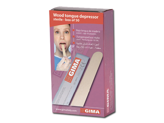 DEPRESOR DE LIMBĂ LEMN - steril (40 cutii de 50)