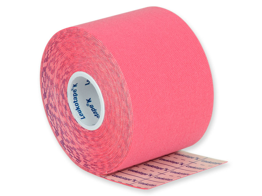BANDA NEUROMUSCULARA LEUKOTAPE K 5 m x 5 cm - roz