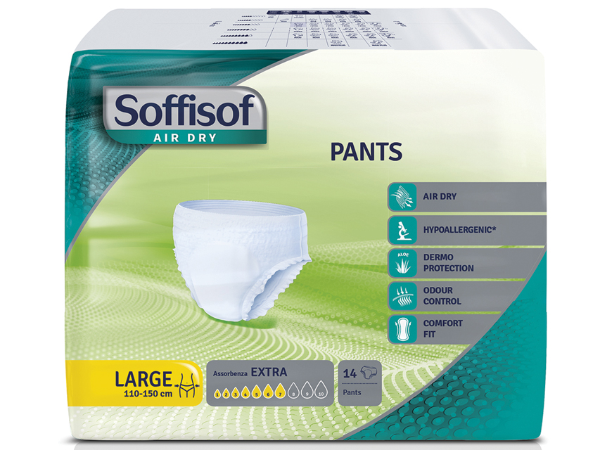 PANTALONI SOFFISOF/PULLUP - incontinență moderată - mare