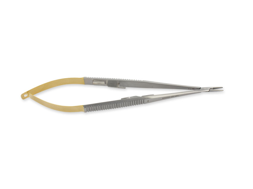 PORTAC GOLD CASTROVIEJO drept - 14 cm - varf aspru