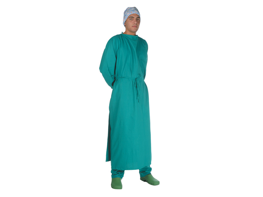 PALTON DE CHIRURGIE - bumbac verde - marimea 58-62