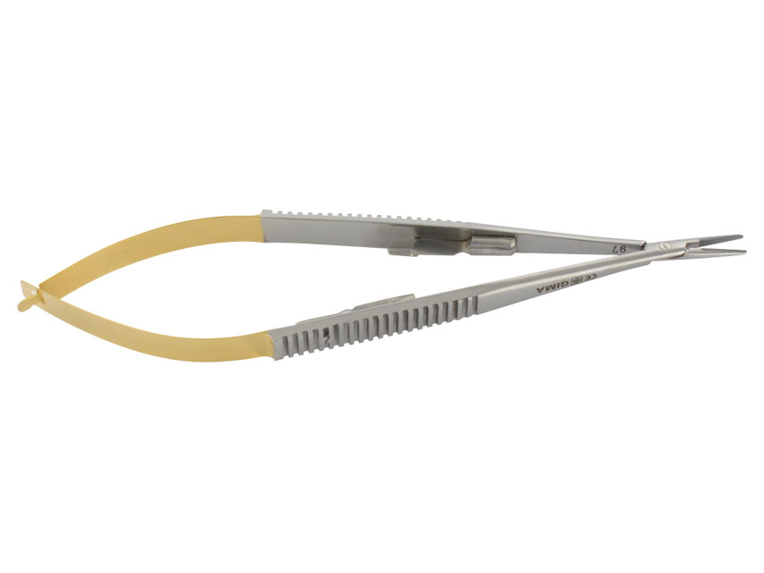 PORTAC GOLD CASTROVIEJO drept - 14 cm - varf plan