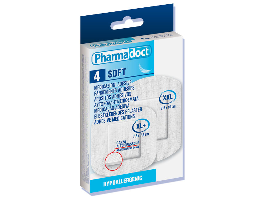 TENCUIURI HIPOALERGENICE PHARMADOCT 2 dimensiuni - cutie de 12 cutii de 4