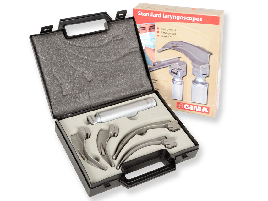 SET LARINGOSCOP 4 MC INT. BL. 1-2-3-4 - adult