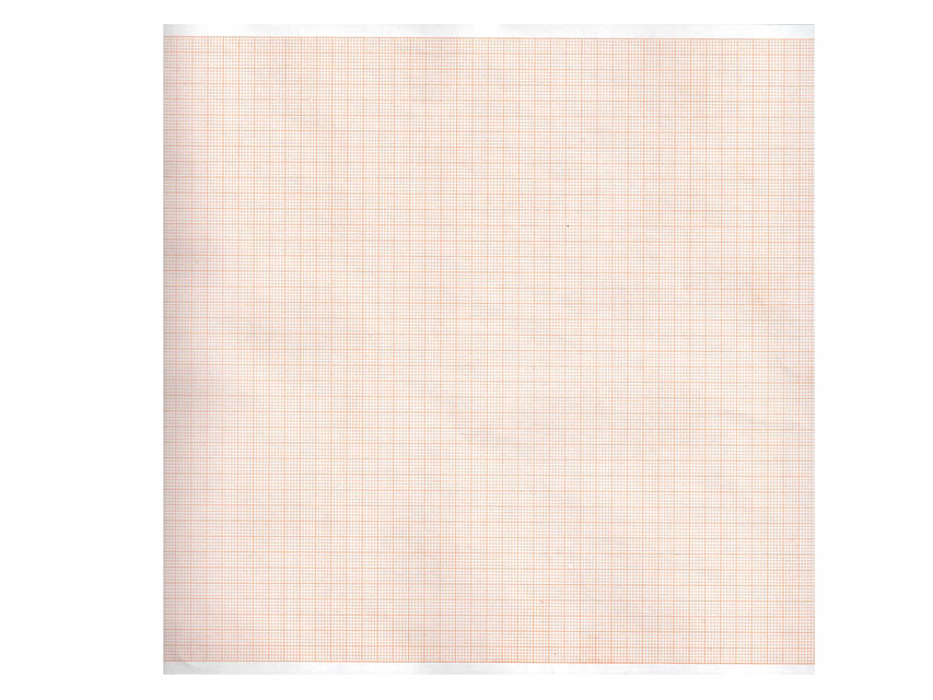 Hârtie termică ECG 210x30 mm x m rola - grilă portocalie