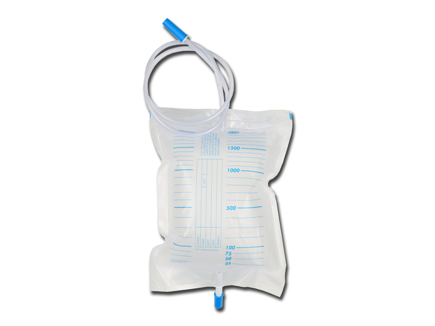 SAC URINĂ 2000 cc - tub 90cm - cu supapă de reținere/evacuare