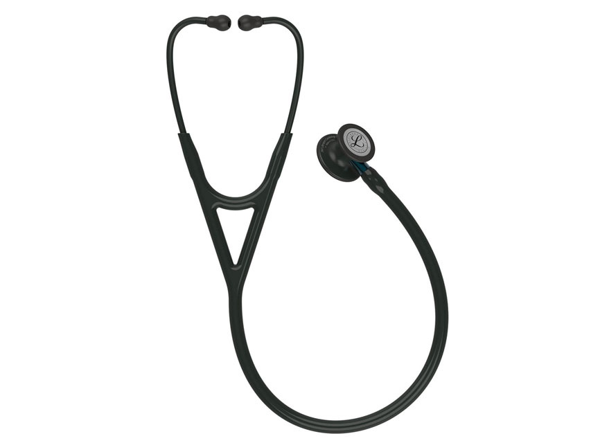 LITTMANN CARDIOLOGY IV - 6201 - negru - finisaj negru - tulpina albastra