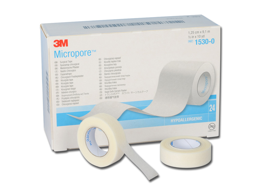MICROPORE 3M - h 12,5 mm x 9,14 m