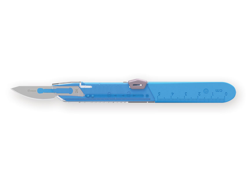 SCUT DE PROTECTIE DE SIGURANTA BISTURI N. 24 - sterile