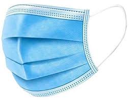 Masca chirurgicala cu 3 pliuri cu elastic