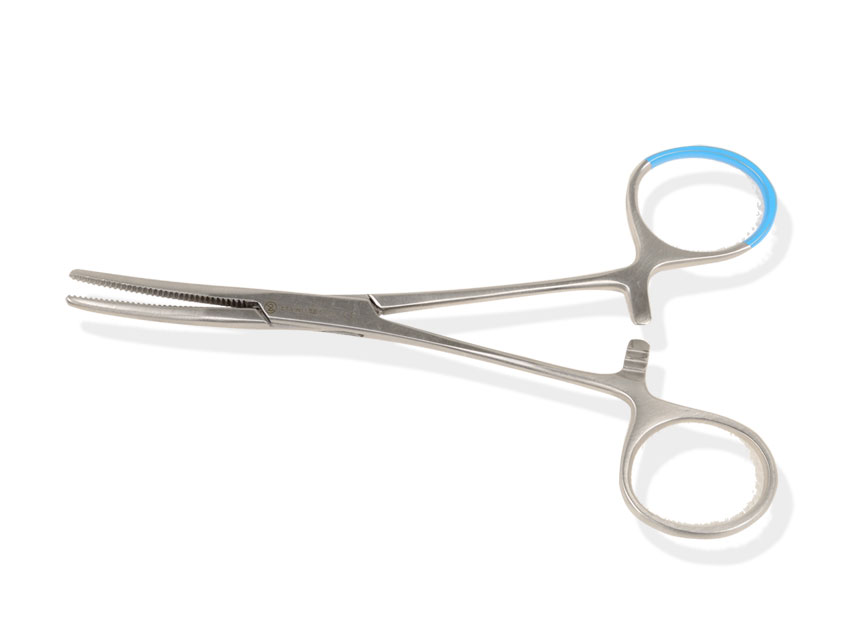 PENSA STERILE PEAN - curbata - 14 cm