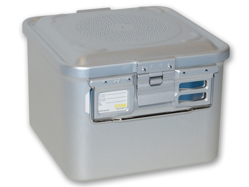 CONTAINER CU FILTRU mic h 200 mm - gri