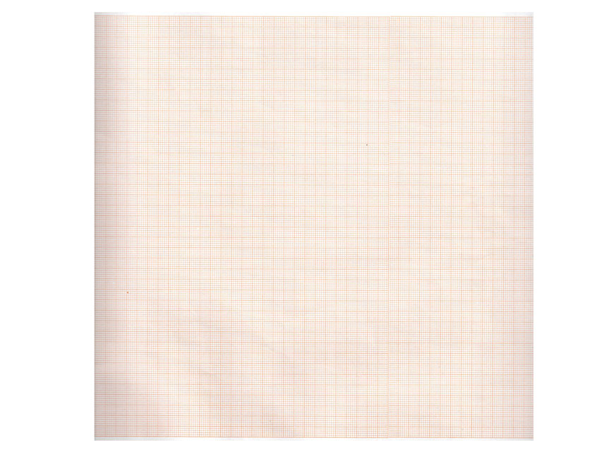 Hârtie termică ECG 210x30 mm x m rola - grilă portocalie