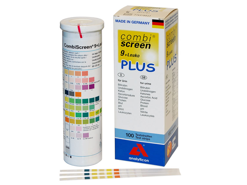 COMBI SCREEN 9+LEUKO PLUS BANDE URINĂ - 9+1 parametri