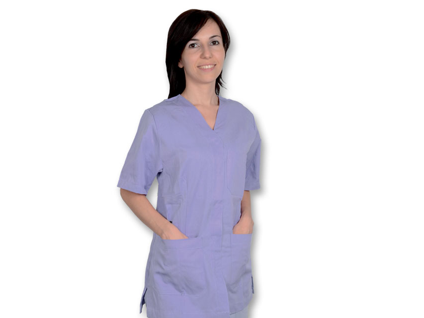 JACHETĂ CU ȘTILU - bumbac/poliester - femeie XXL violet