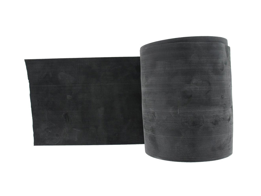 BANDA DE EXERCIȚI FĂRĂ LATEX 45 m x 14 cm x 0,40 mm - neagră