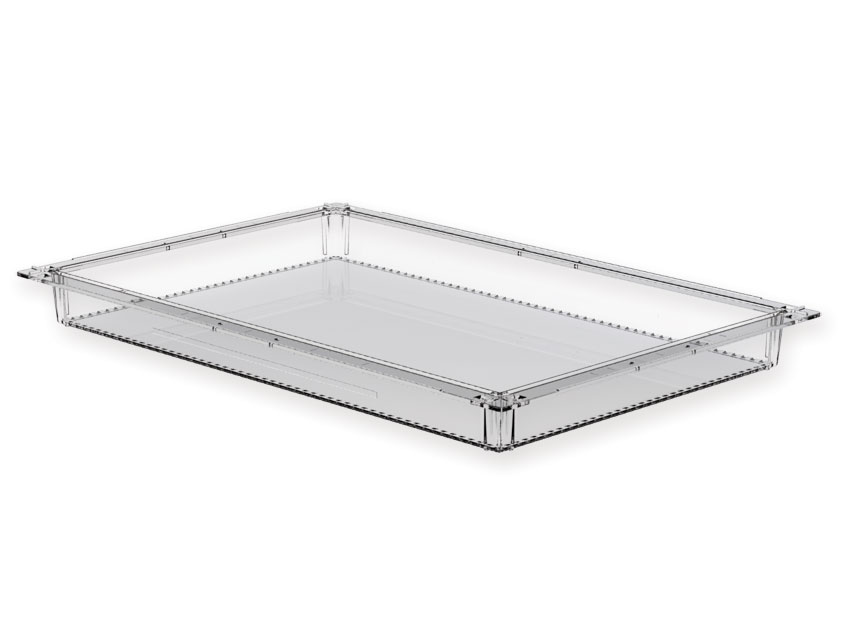 SERTAR ISO PLASTIC TRANSPARENT 600x400x50 mm - inchis