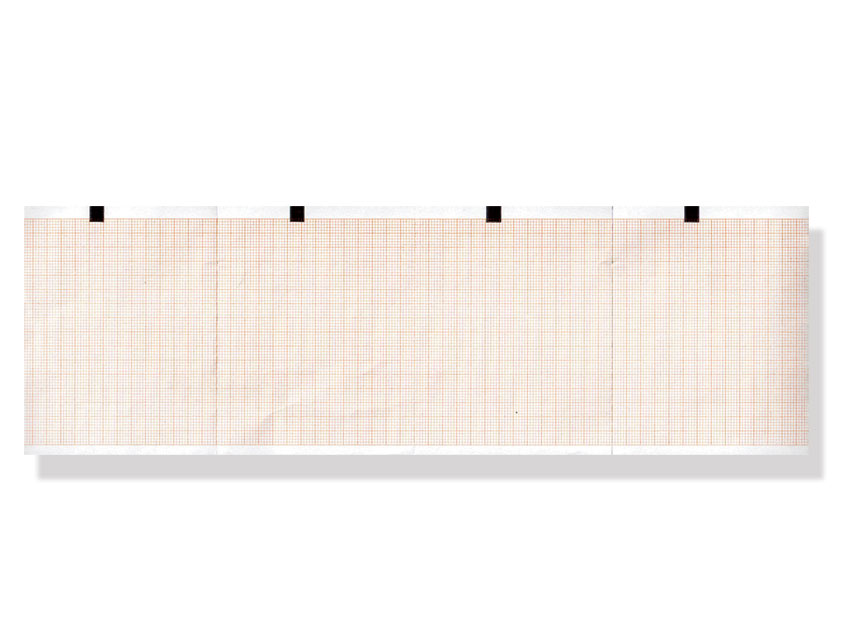 Pachet hârtie termică ECG 90x70mm x400s - grilă portocalie