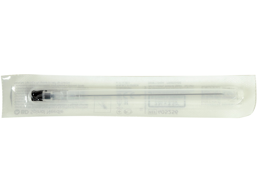 BD ACE POINT QUINCKE 22G - 0,7x90 mm negru