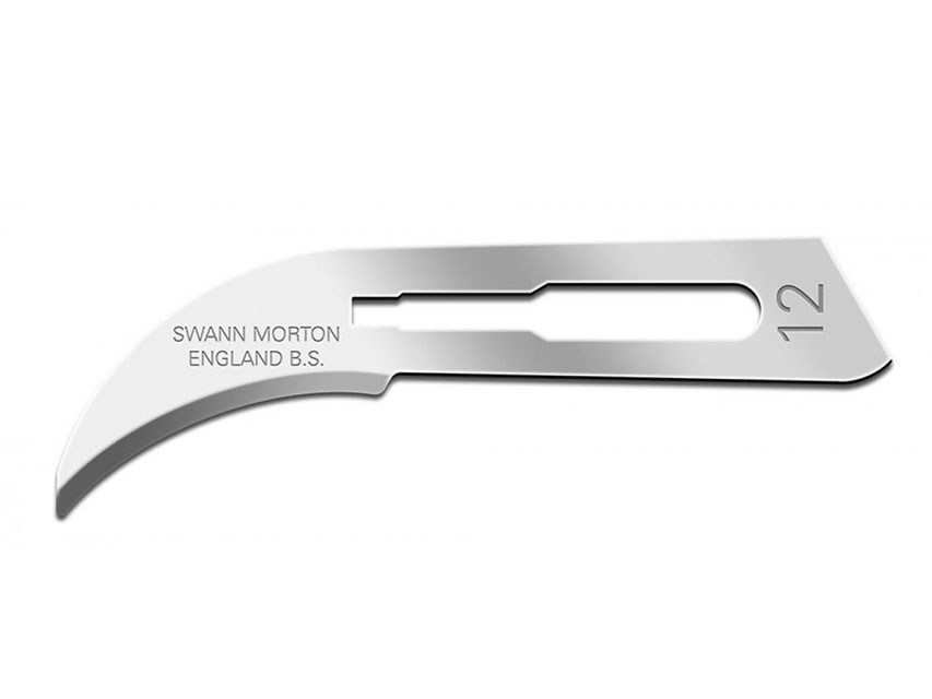 LAME OTEL CARBON SWANN-MORTON N. 12 - sterile