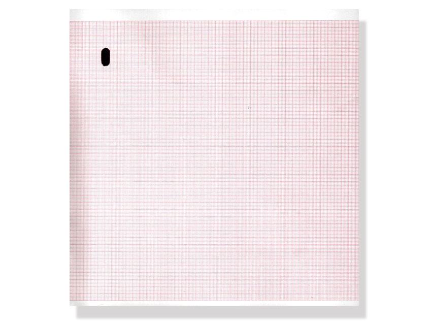 Pachet hârtie termică ECG 215x280mm x300s - grilă portocalie