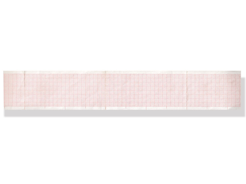 Pachet hârtie termică ECG 50x100mm x200s - grilă portocalie