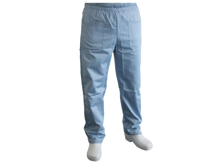 PANTALONI - bumbac/poliester - unisex XXXL albastru deschis