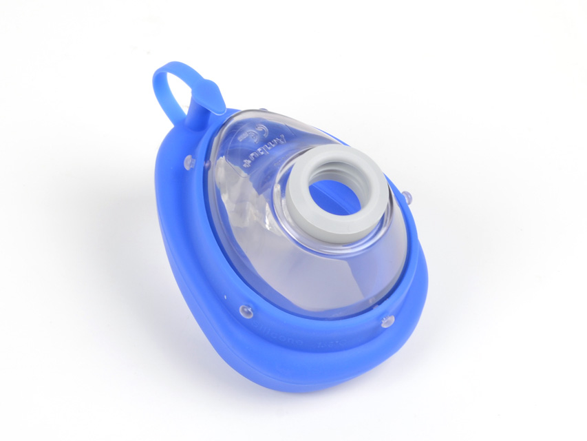 AMBU N.3/4-MASCA FATA - adult mic albastru