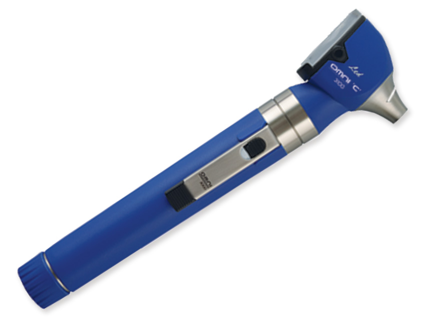 OTOSCOP LED SIGMA-C - albastru - husă