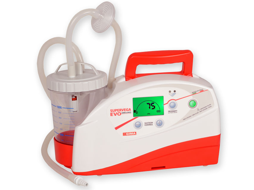 ASPIRATOR DE BATERIE SUPERVEGA EVO pentru ambulanta