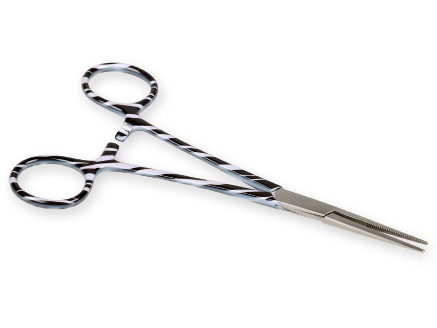 PINZA ARTERIA DREPTĂ M/C - fantezie zebră - 16 cm