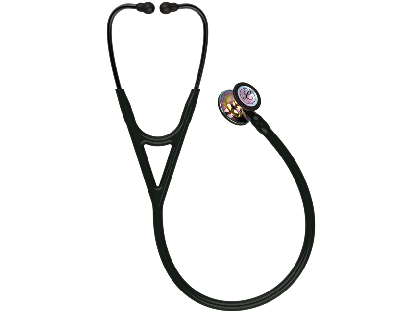 LITTMANN CARDIOLOGY IV - 6240 - negru - finisaj curcubeu