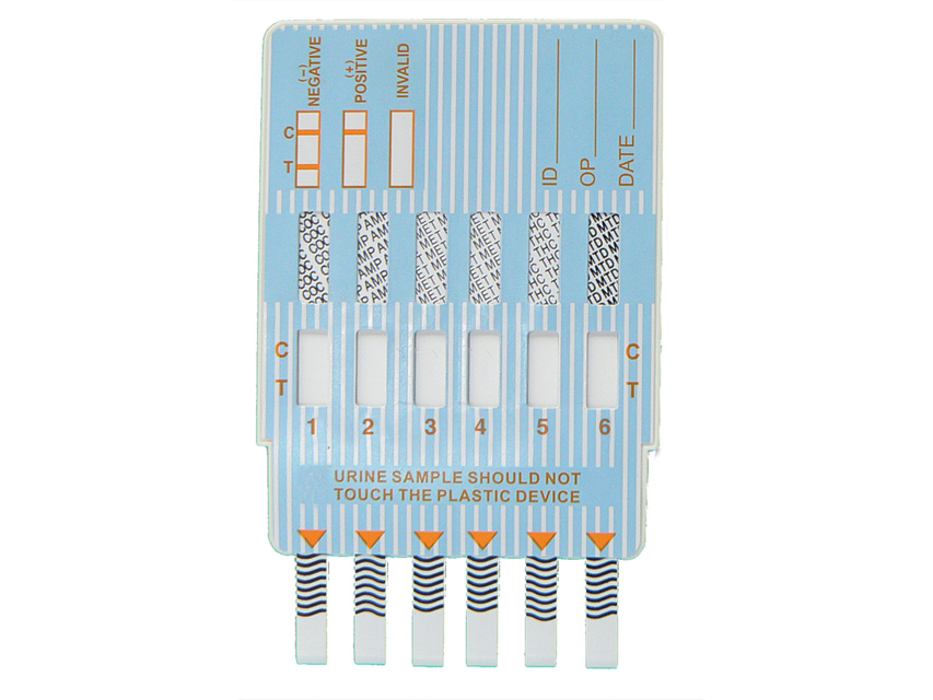 TESTE PANIUL MULTI DROGURI - 6 medicamente - urina