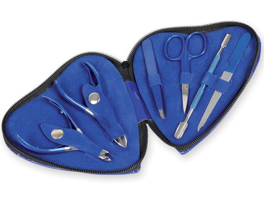 KIT PODIATRIE FORMA INIMII - albastru - 6 bucati