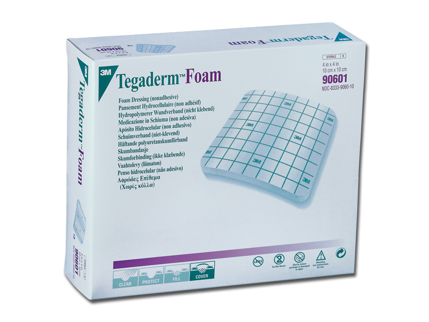 TEGADERM 3M FOAM 10x10 cm - neadeziv