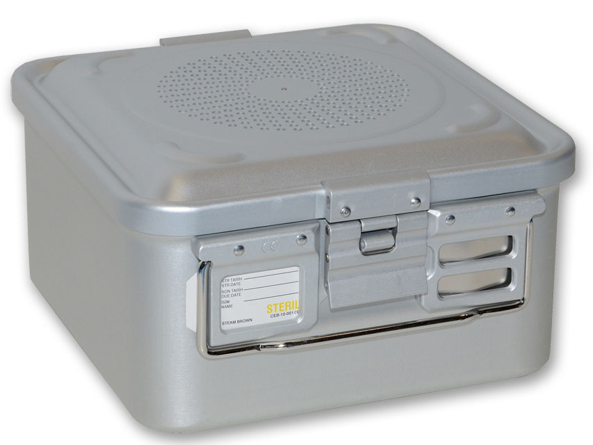 CONTAINER CU FILTRU mic h 150 mm - gri