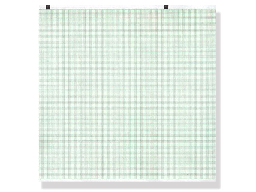 Pachet hârtie termică ECG 210x140mm x150s - grilă verde