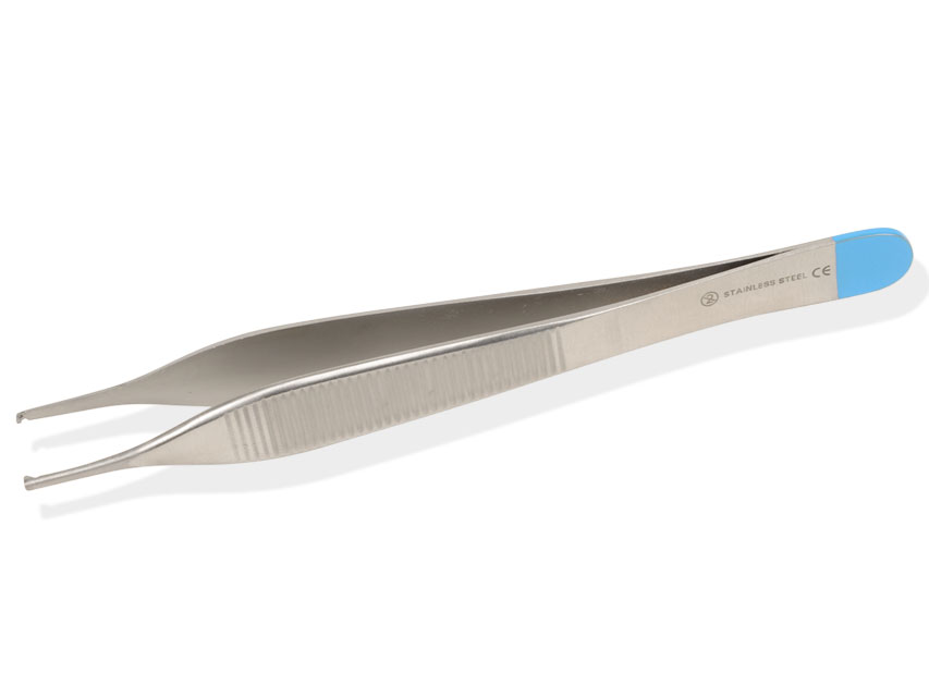 PENSA STERILE DE TESUT ADSON - dreapta -12 cm 1x2 dinti