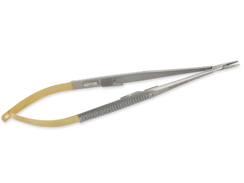 PORTAC GOLD CASTROVIEJO drept - 21 cm - varf aspru