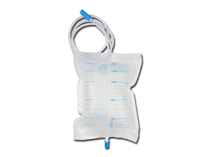 SAC URINĂ 2000 cc - tub 130cm - cu supapă de reținere/evacuare