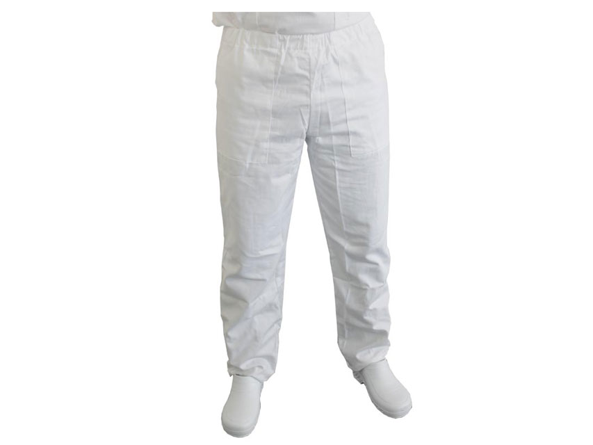 PANTALONI - bumbac/poliester - unisex XXXL alb