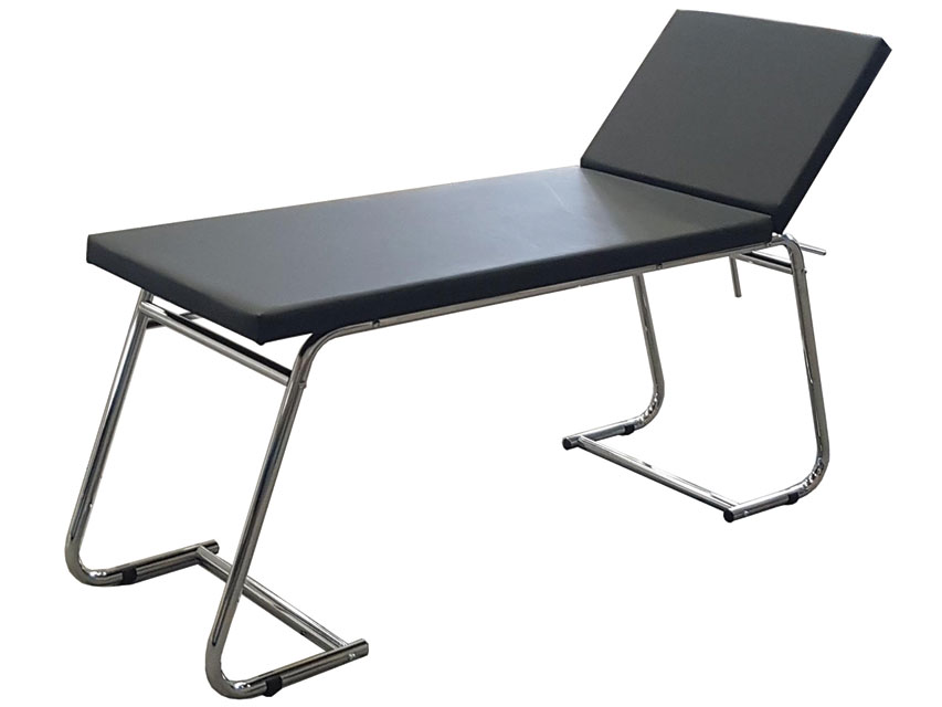 CANAPEA DE EXAMINARE - saltea cromata, neagra