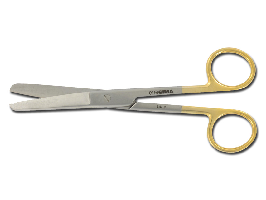 FOARCI DE AUR DREPT BLUNT/BLUNT - 14,5 cm
